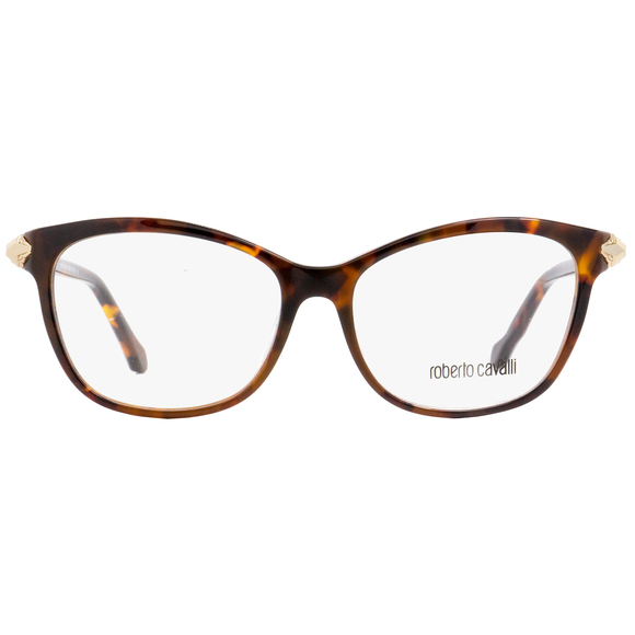 Roberto Cavalli Rectangular Eyeglasses RC5019 Bibbiena 052 Havana/Gold 54mm 5019 - Picture 2 of 2